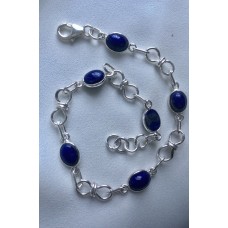 542 bracelet lapis lazuli argent sterling